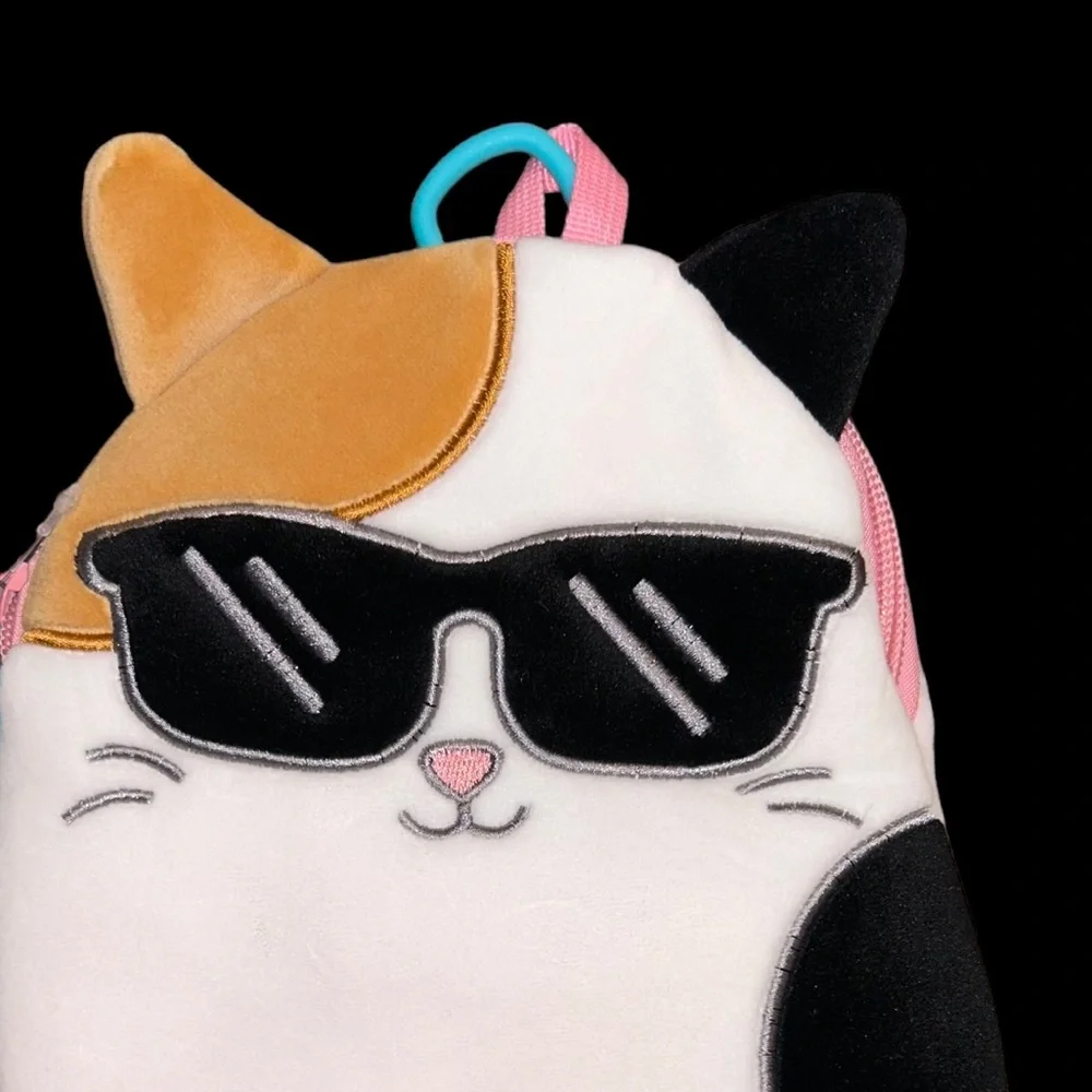 Cam the Cat Design Squishmallow Pouch w/ Clip